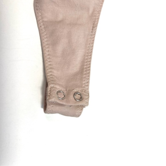 Free People Intimately Smockin’ and Rockin’ Bodysuit Champagne Pink Size Small - Picture 9 of 14